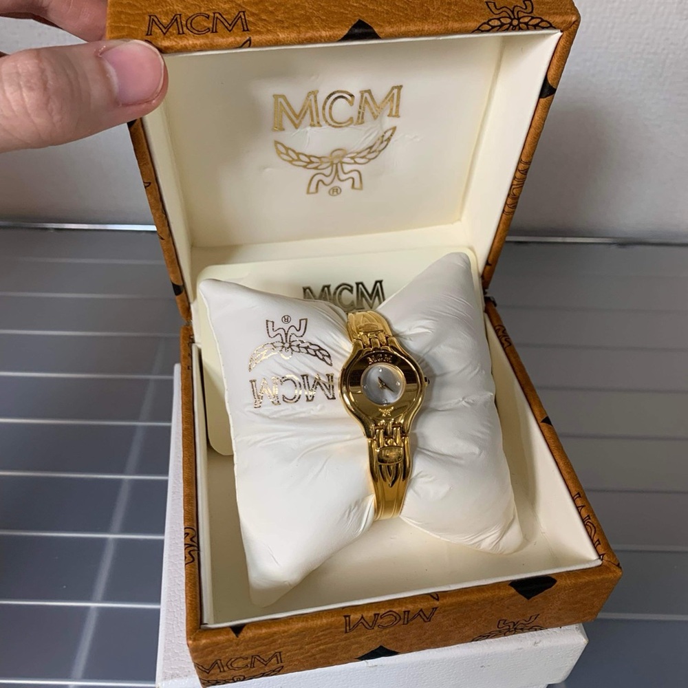 MCM gold watch